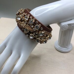 Cara NY Bejeweled Rhinestone Chain Bracelet